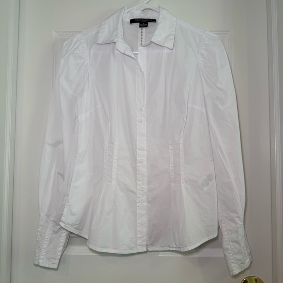 French Connection White Button Down Size Small - Picture 1 of 9